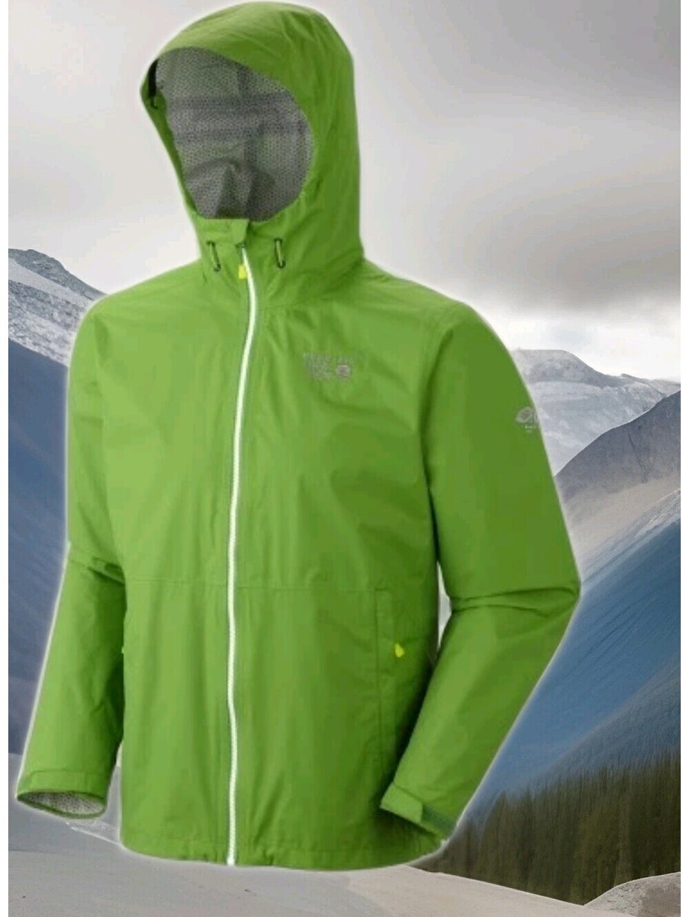 Mountain Hardwear Plasmic Rain Jacket Dry Q Evap Womens Small Hooded Waterproof